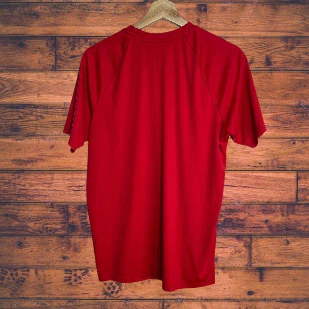 5 for $25🔥Nike Dri-Fit‎ Swim Red Short Sleeve Athletic T-Shirt Small - Picture 2 of 8